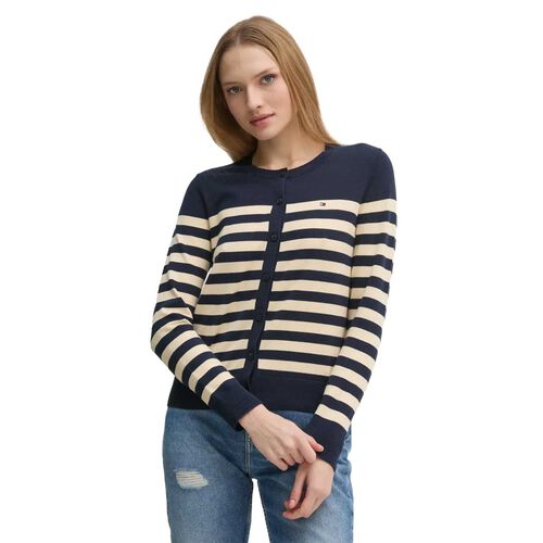 Tommy Hilfiger Co Jersey Stitch Cnk Ls Cardi